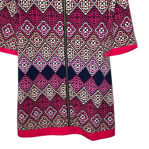 Eliza J Women’s Blue Pink Multicolor Print Shift Dress Size 6 - Picture 10 of 12